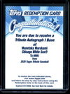 2026 Topps Tribute Munetaka Murakami Autograph I Base Redemption Card White Sox