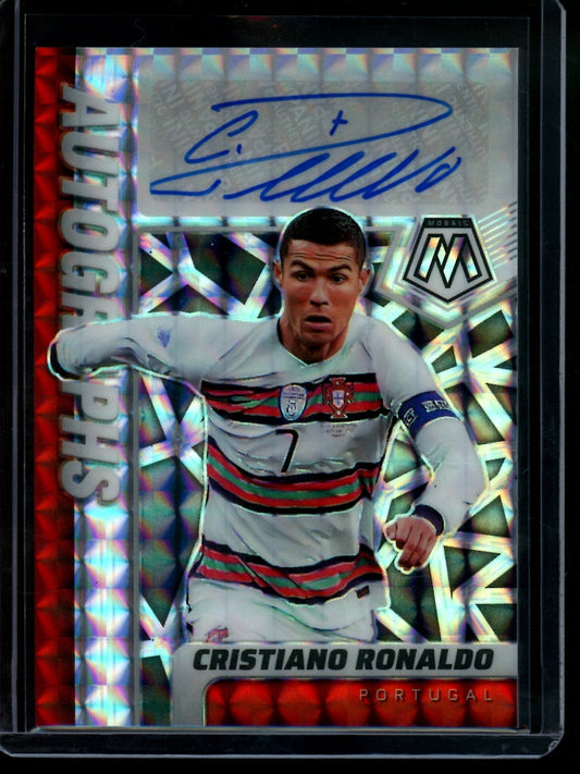 2021-22 Panini Mosaic Cristiano Ronaldo Autograph #A-CR7 Portugal