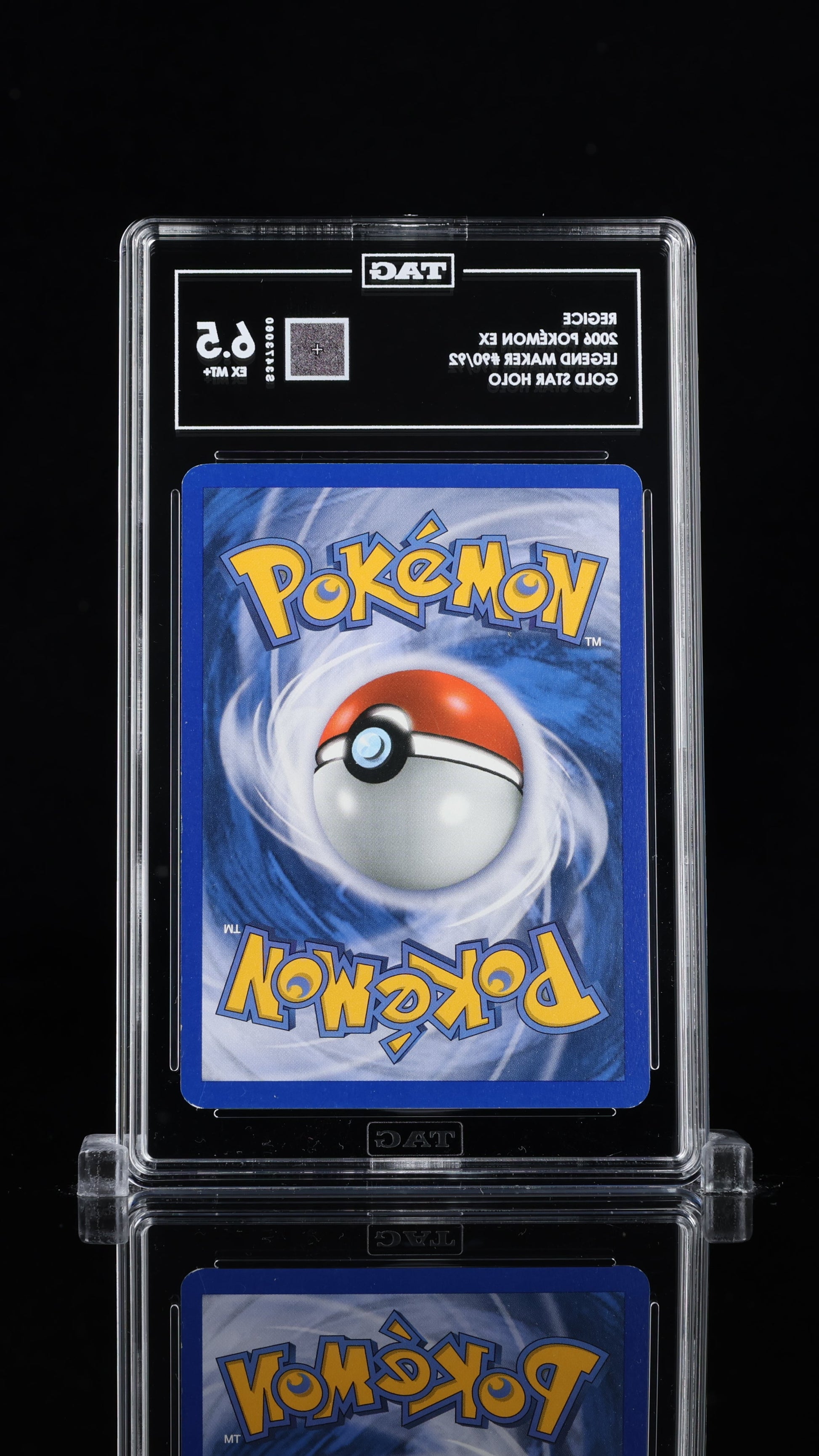 Regice Pokémon EX Legend Maker Gold Star #90/92 TAG 6.5