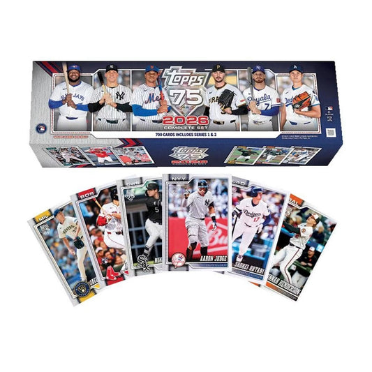 2026 Topps Baseball Factory Sealed Complete Set 8 Box Case