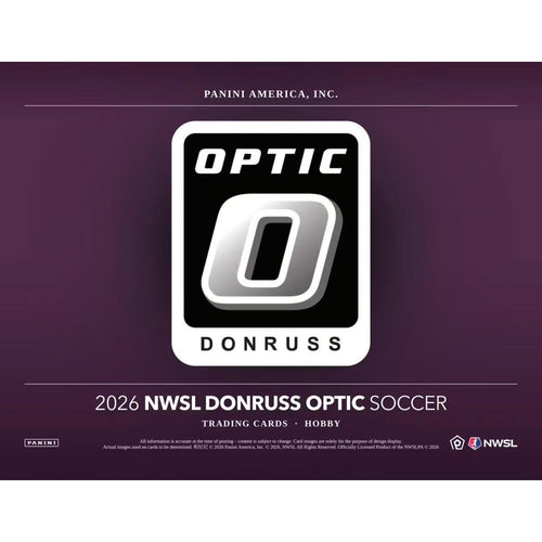 2026 Panini Donruss Optic NWSL Women's Soccer League Hobby 12 Box Case