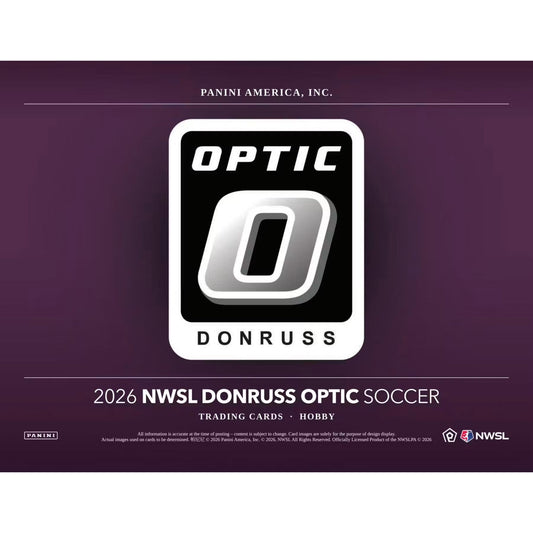 2026 Panini Donruss Optic NWSL Women's Soccer League Hobby 12 Box Case