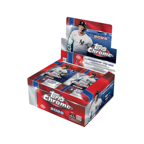 2026 Topps Chrome Baseball Jumbo 8-Box Case