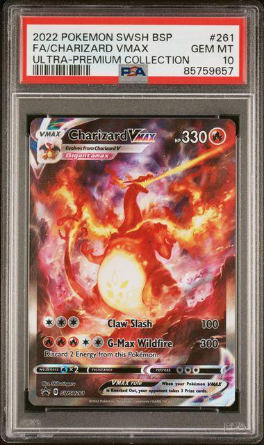 2022 Pokmeon Sword & Shield Promo Charizard Vmax SWSH261 PSA 10