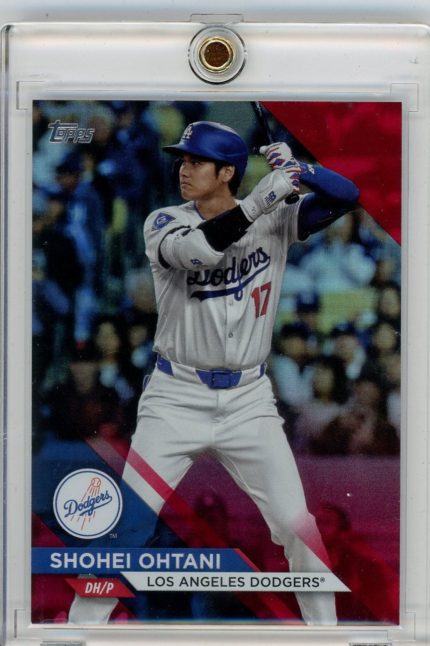 Shohei Ohtani 2024 Topps Flagship Collection red foil #'d 09/10