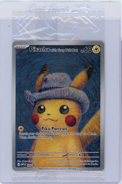 Pikachu with Grey Felt Hat Pokémon Black Star Promo #085 (Sealed)