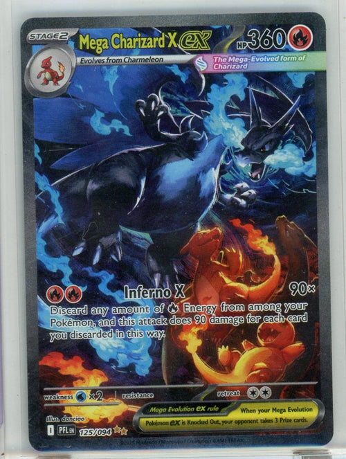 Mega Charizard X ex Pokémon Phantasmal Flames Special Illustration Rare #125/094