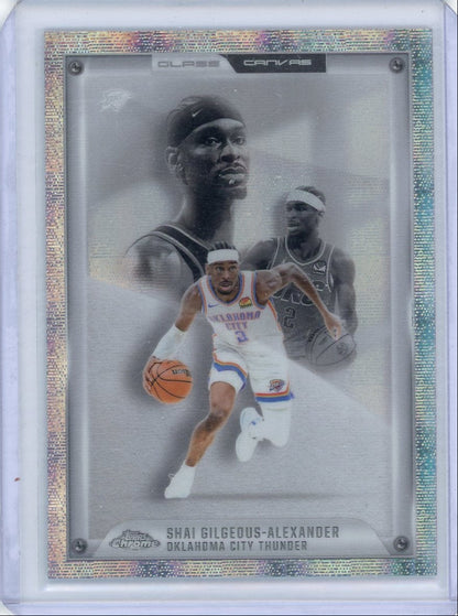 Shai Gilgeous-Alexander 2025-26 Topps Chrome Glass Canvas #GC-4