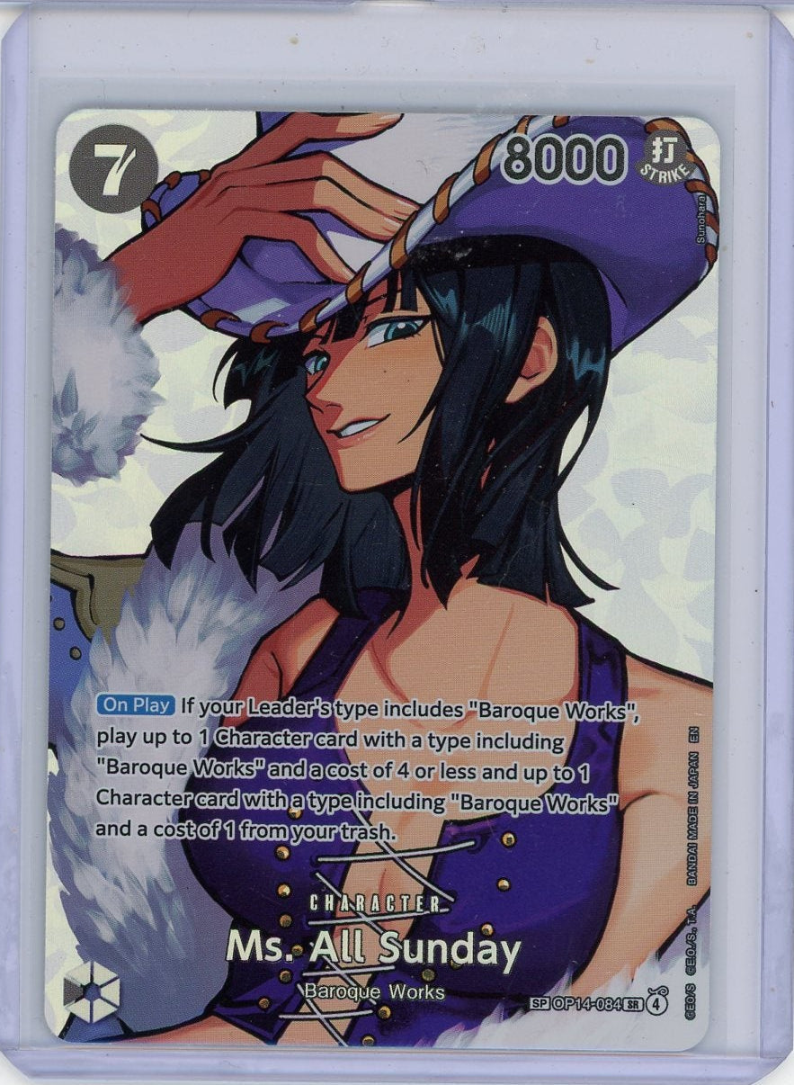 Ms. All Sunday One Piece OP14-084 Special Rare