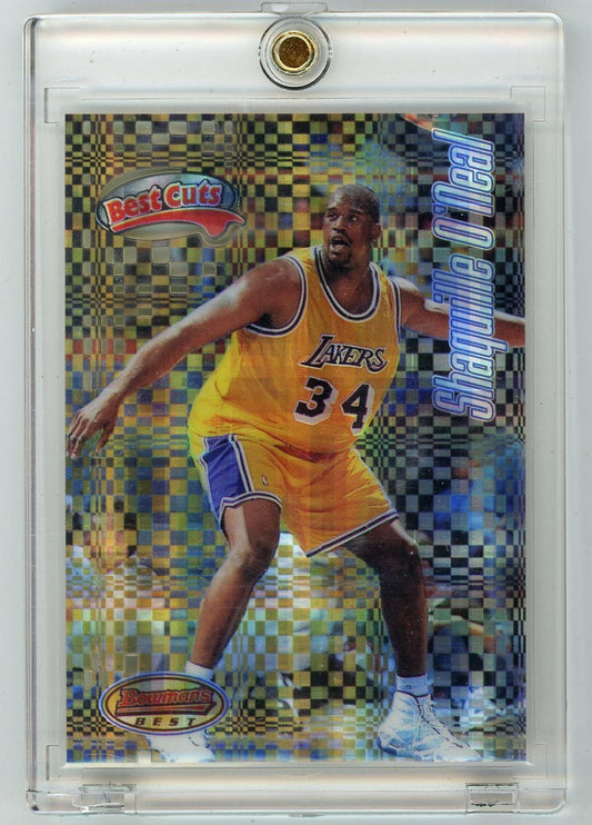 Shaquille O'Neal 1998 Bowman's Best Best Cuts Atomic Refractor (Top Edge slight DMG)