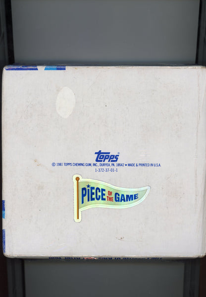 1981 Topps Cello Hobby Box (Sealed)