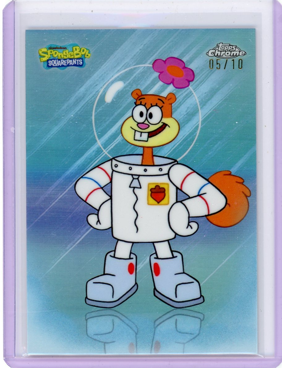 Sandy Cheeks 2025 Topps Chrome Spongebob SB-129 (SSP) #'d 05/10
