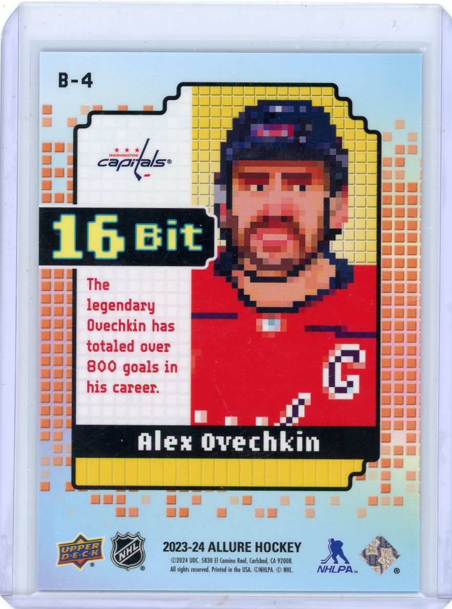 Alex Ovechkin 2023-24 Upper Deck Allure 16 Bit SP