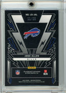 Josh Allen 2022 Panini Obsidian Lightning Strike Auto